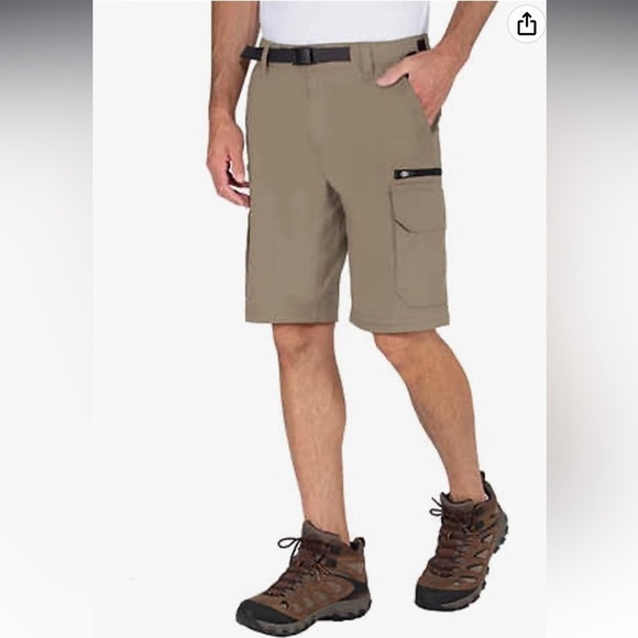 BC Clothing Men's Convertible Cargo Hiking Pants Shorts Size Medium 34 Khaki - Picture 4 of 6